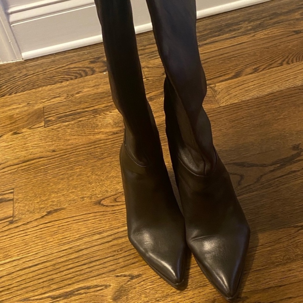 Zara Leather Boots - Picture 2 of 5